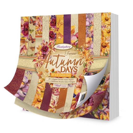 Designpapier Forever Florals Autumn Days Paper Pad 8x8