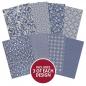 Preview: Designpapier Adorable Pattern Pack III Blue & Cream