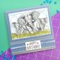 Preview: Motivstempel Animal Kingdom March of the Elephants