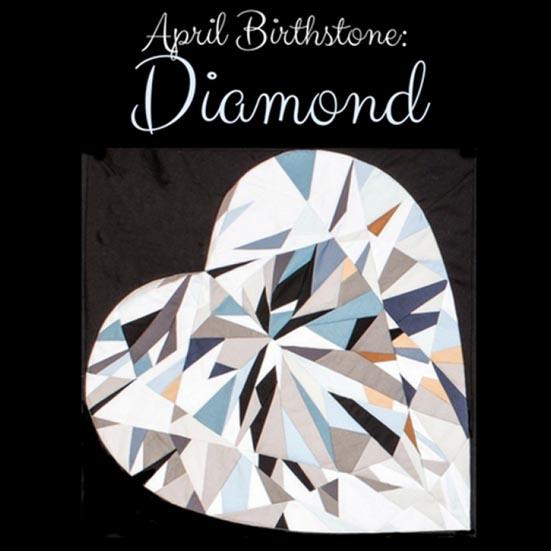 Nähanleitung Diamond Birthstone April