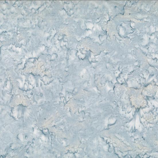 Patchworkstoff Rest 30cm BATIK 1895 Watercolor Ice