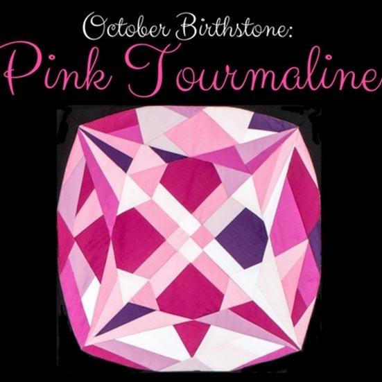 Nähanleitung Pink Tourmaline Birthstone Oktober