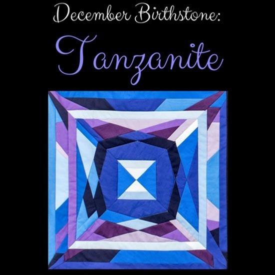 Nähanleitung Tanzanite Birthstone Dezember