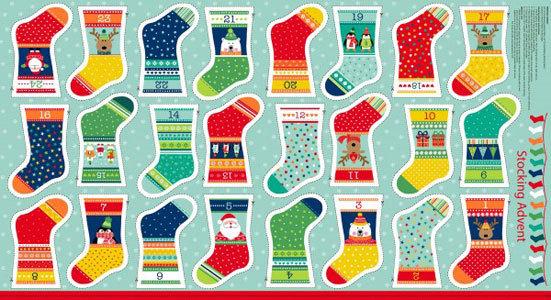 Panel Christmas Mini Stocking Novelty