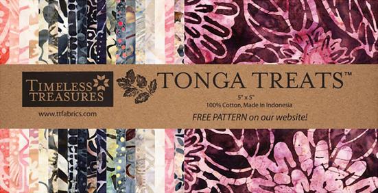 Tonga Treats Black Cherry Stoffpaket 5x5