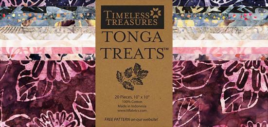 Tonga Treats Black Cherry Stoffpaket 10x10