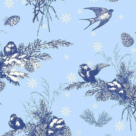 Patchworkstoff Rest 45cm A Winter's Tale 02