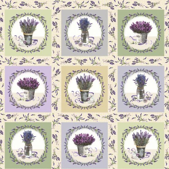 Patchworkstoff Lavender Sachet 01 Panel
