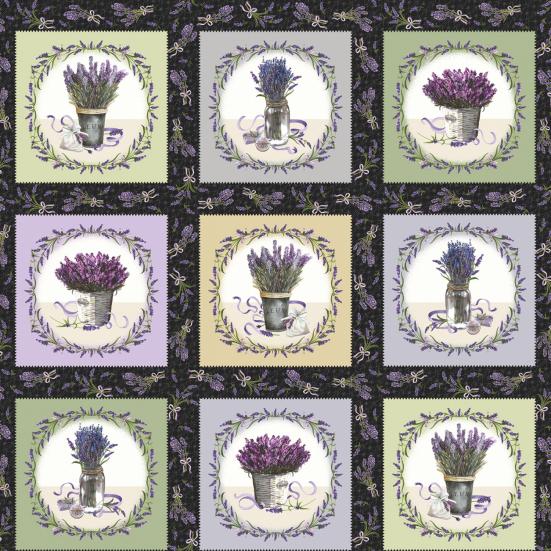 Patchworkstoff Lavender Sachet 02 Panel
