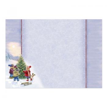 Magical Christmas Time Winter Sparkle Deco-Large