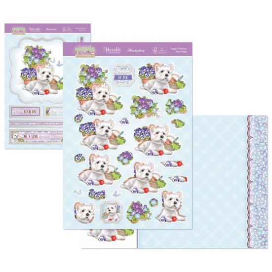 Hunkydory Springtime Wishes Deco Large Puppy's Playtime