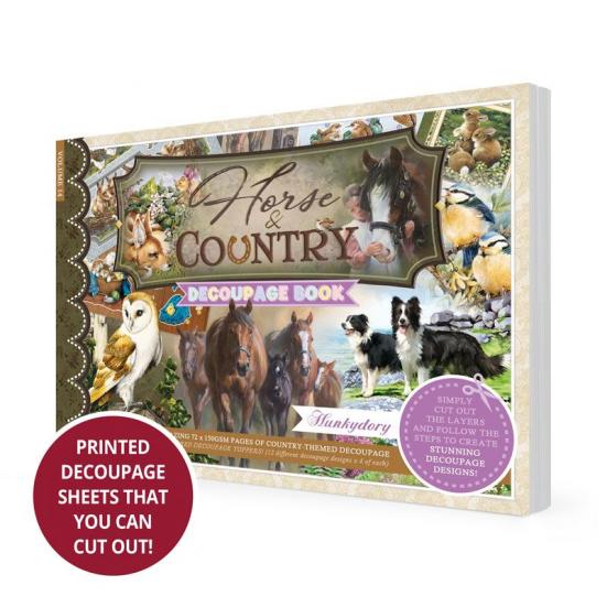 Hunkydory Decoupage Book Volume 14 Horse & Country