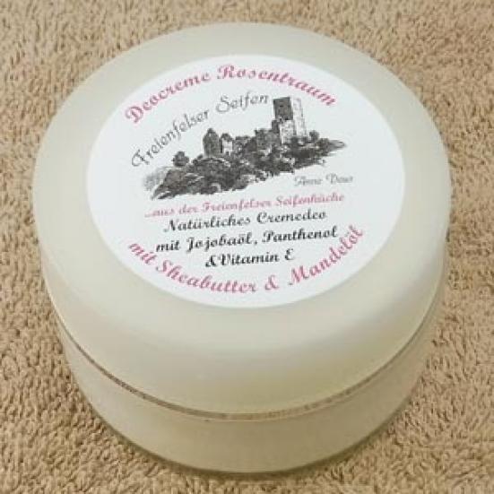 Deocreme Rosentraum 100ml Glastiegel