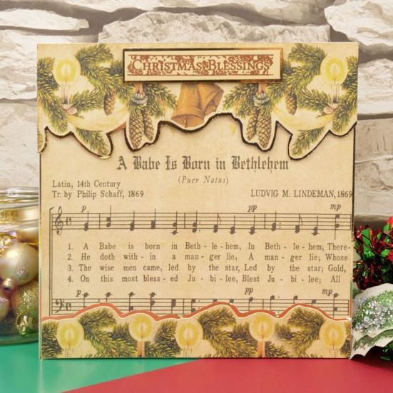 Designpapier Adorable Pattern Pack V Christmas Melodies