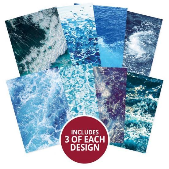 Designpapier Adorable Pattern Pack VI Ocean Waves