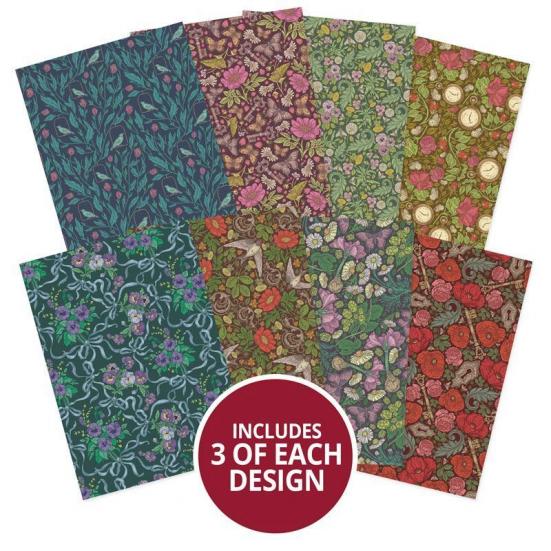 Designpapier Adorable Pattern Pack VI Secret Garden