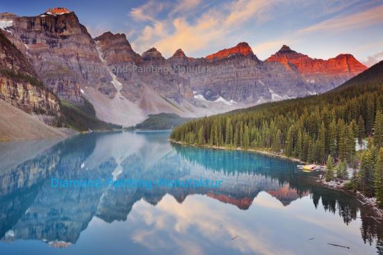 Diamond Painting Lake Moraine, 210 Farben rund