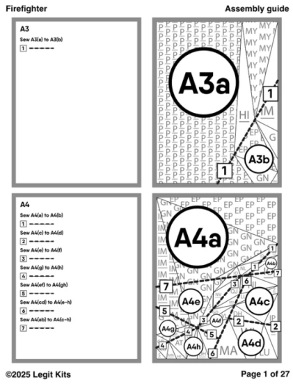 Legit Kits Firefighter - Nähanleitung