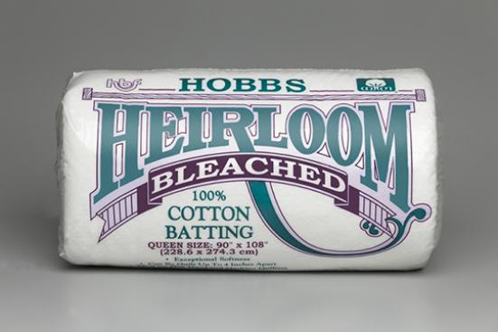 Hobbs Heirloom 100% Cotton BLEACHED Queen Size Vlies