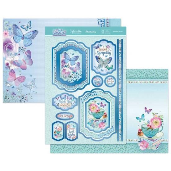 Topper Set Butterfly Blue Flutterbye Wishes