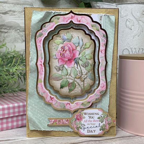 Deluxe Craft Pad Forever Florals Rose