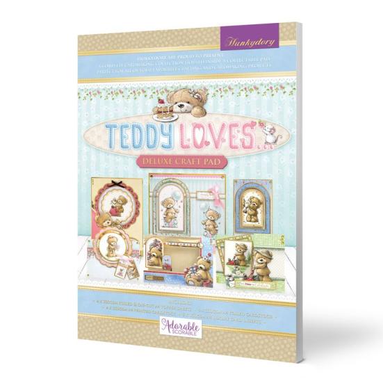 Deluxe Craft Pad Teddy Loves