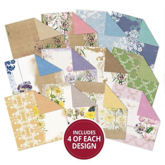 Designpapier Cottage Garden & Beautiful Burlap