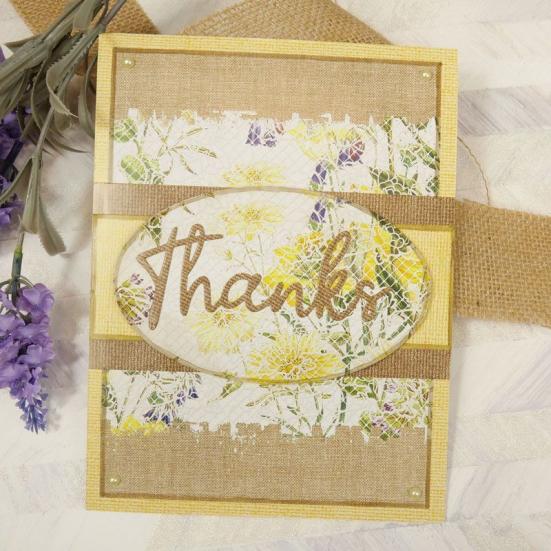 Designpapier Cottage Garden & Beautiful Burlap