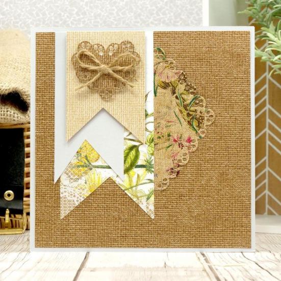 Designpapier Cottage Garden & Beautiful Burlap