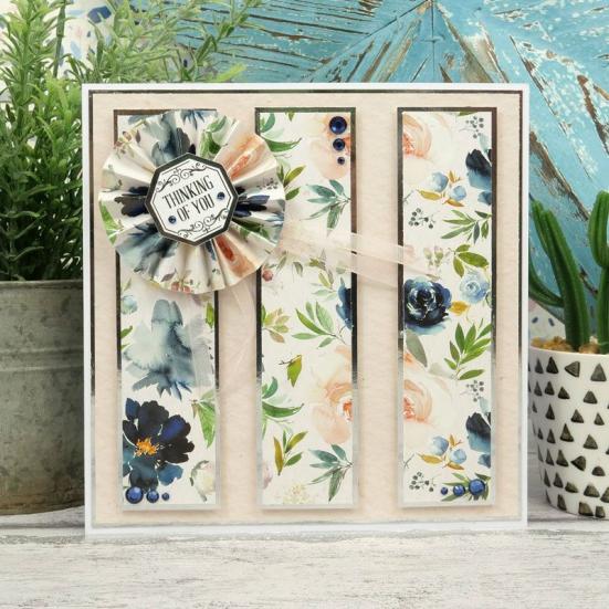 Designpapier Floral Delights & Watercolour Wash