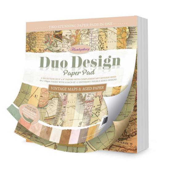 Designpapier Vintage Maps & Aged Paper