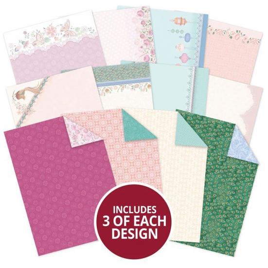 Designpapier Card Inserts Eastern Wishes DIN A4