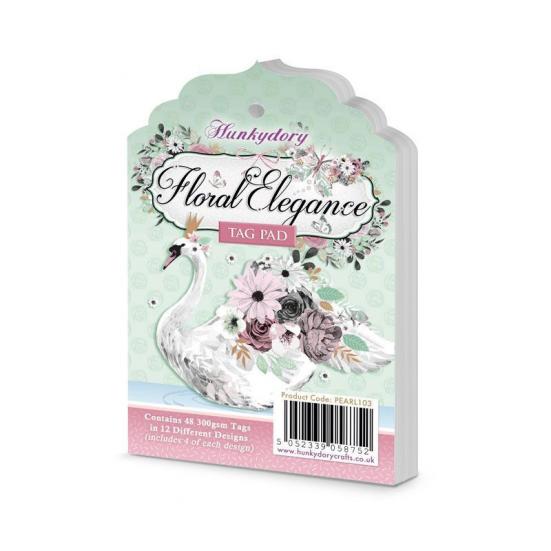 Anhänger Tag Pad Floral Elegance