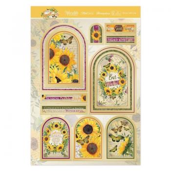 Topper Set Forever Florals Sunflower Grown with Love