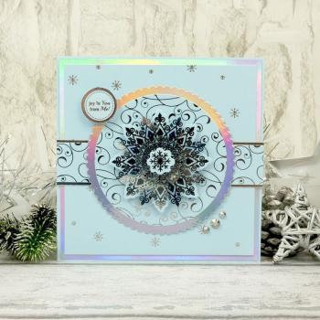 Let it Snow Foiled & Die-Cut Snowflake Acetate