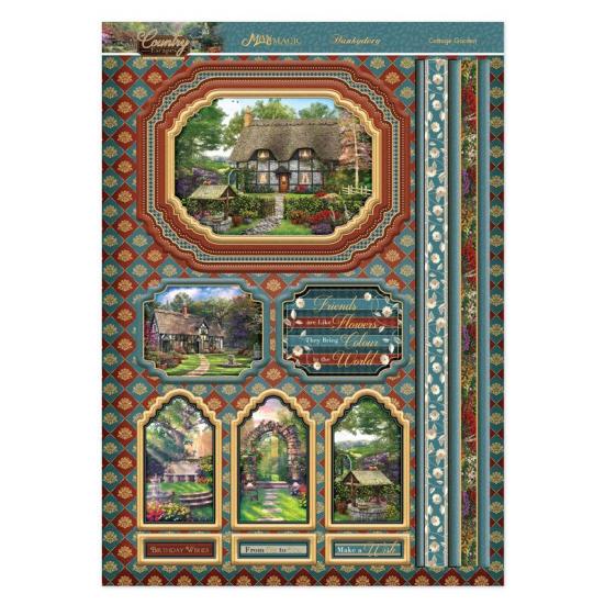 Topper Set Country Escapes Cottage Garden