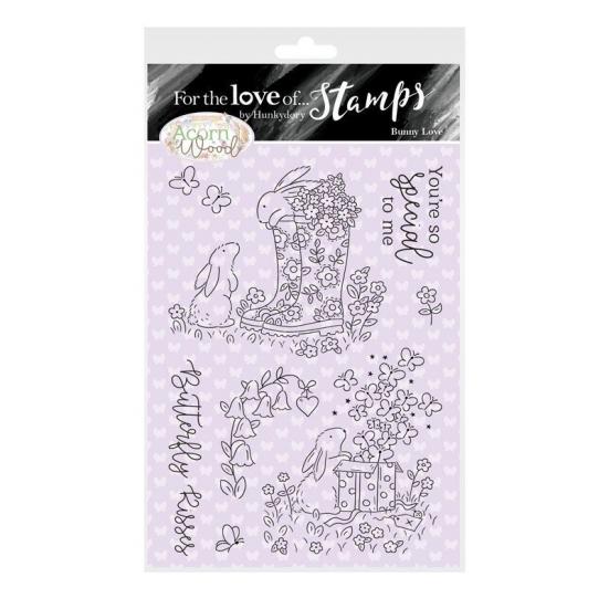 Motivstempel Acorn Wood Bunny Love