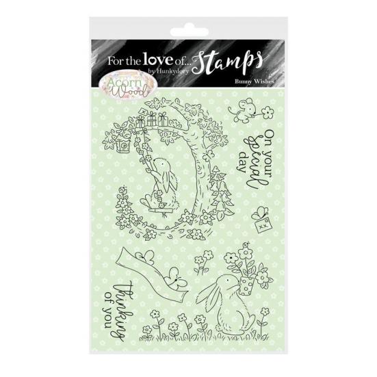 Motivstempel Acorn Wood Bunny Wishes