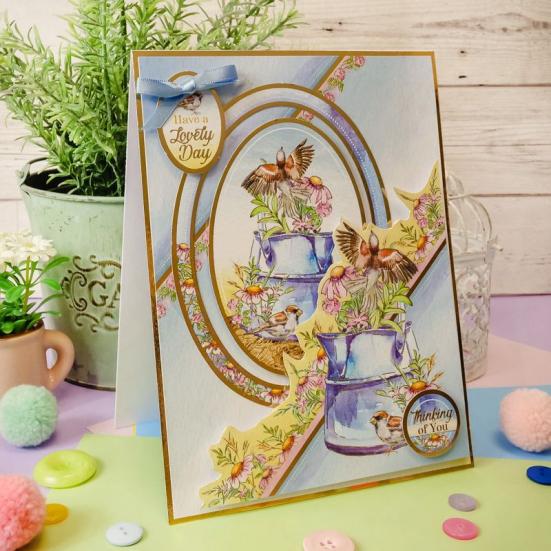 Topper Set Spring Birdsong Rustic Charm