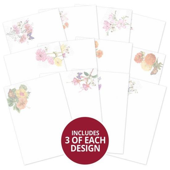 Card Inserts Forever Florals Summer Splendour DIN A4