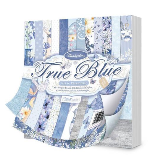 Paper Pad True Blue 6x6 Designpapier