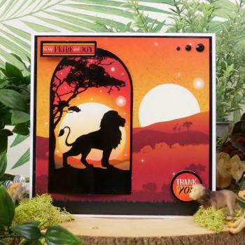 Luxury Card Collection Twilight Safari Topper Set