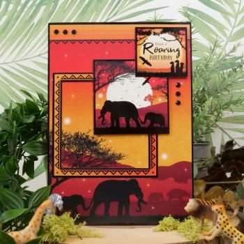 Luxury Card Collection Twilight Safari Topper Set