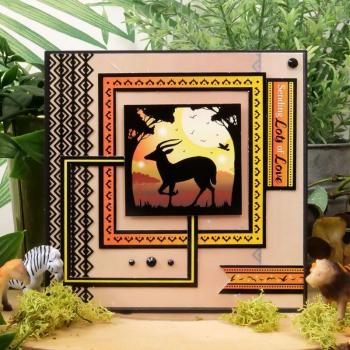 Luxury Card Collection Twilight Safari Topper Set