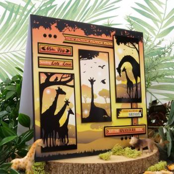 Luxury Card Collection Twilight Safari Topper Set