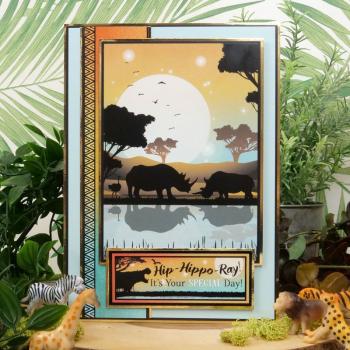 Luxury Card Collection Twilight Safari Topper Set