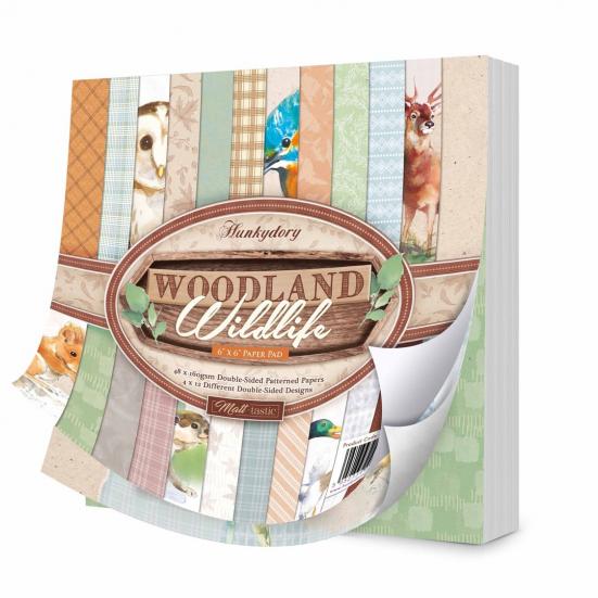 Paper Pad Woodland Wildlife 6x6 Designpapier