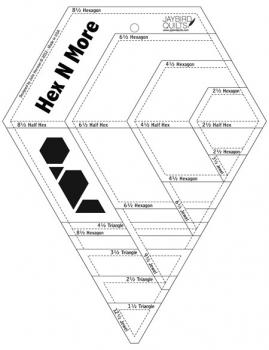 Schablone Hex n More Ruler