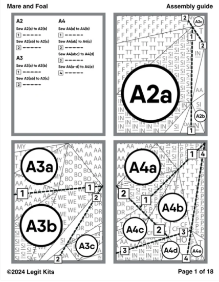 Legit Kits Mare and Foal - Nähanleitung