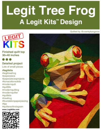 Legit Kits Tree Frog - Nähanleitung